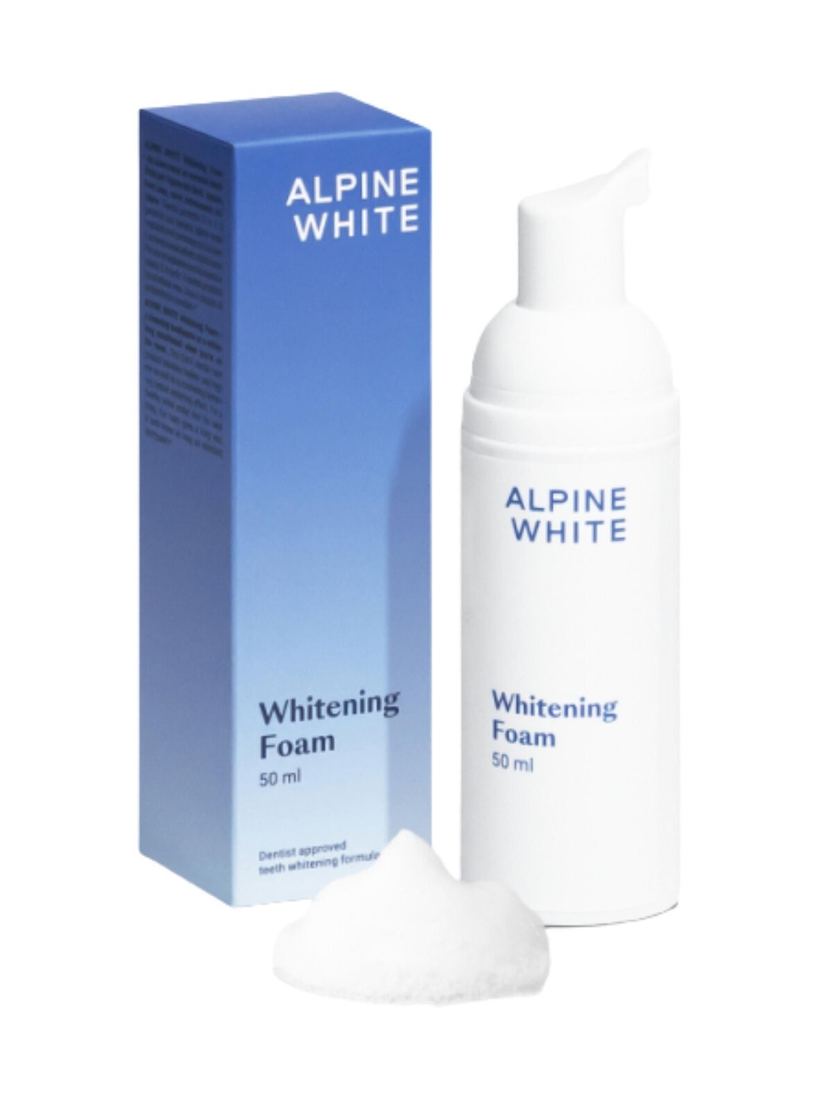 Whitening foam -valkaisuvaahto
