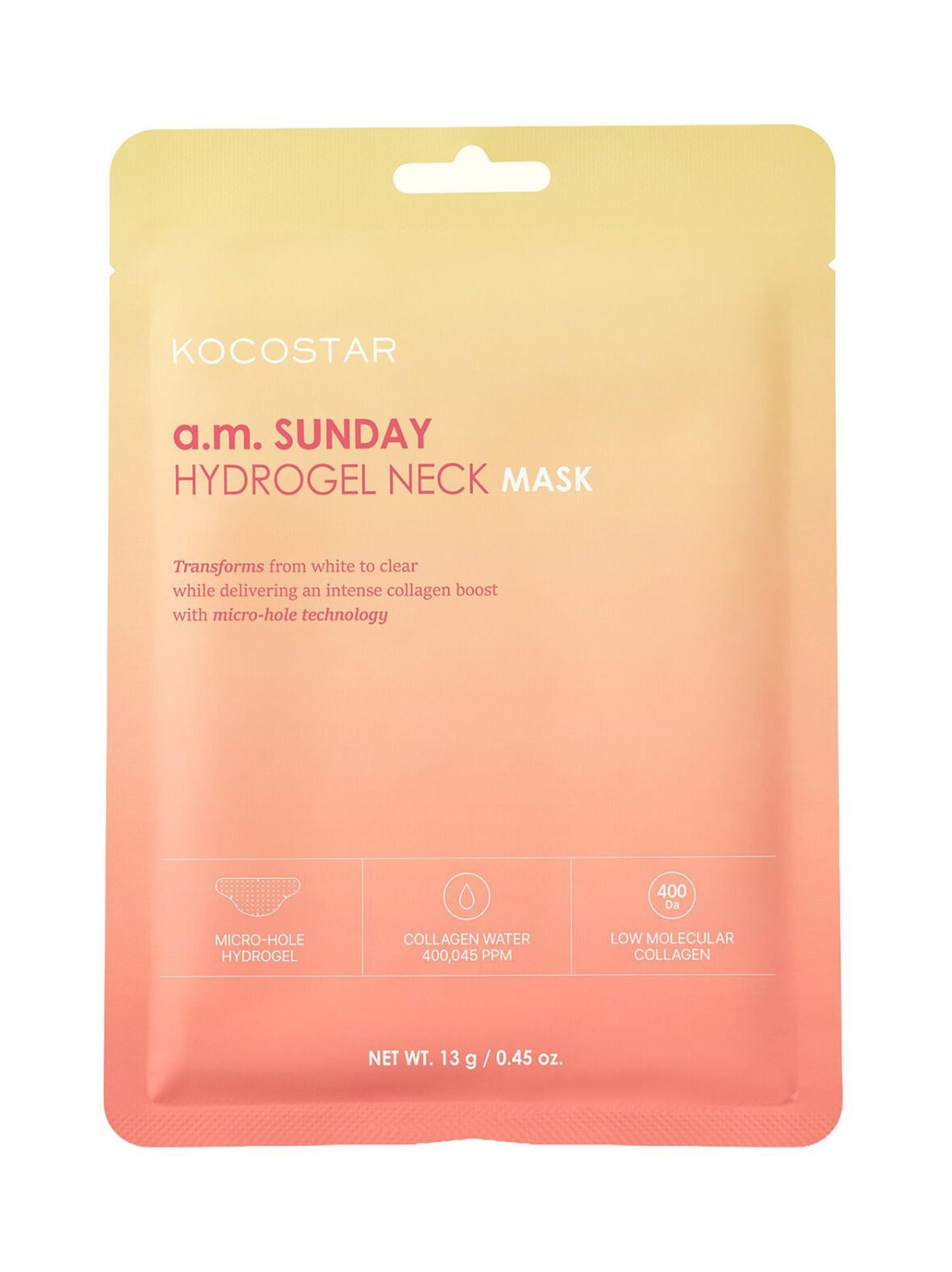 A.m. sunday  hydrogel neck mask -kaulanaamio