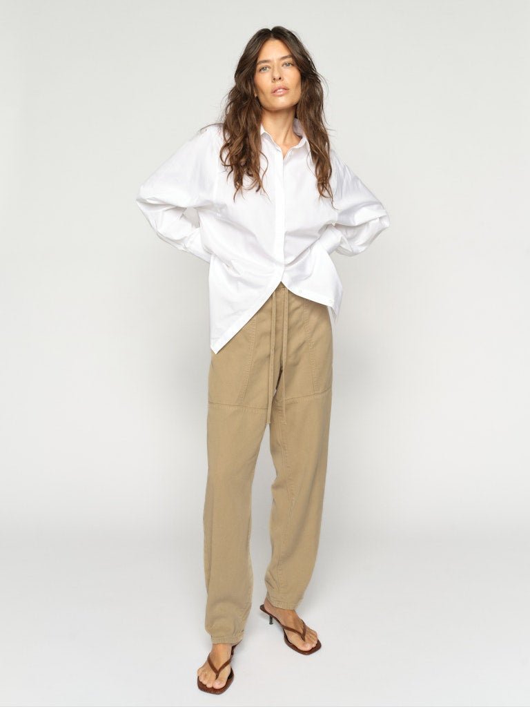 Mos Mosh naisten housut Maison Stalom Pant, vaalea beige