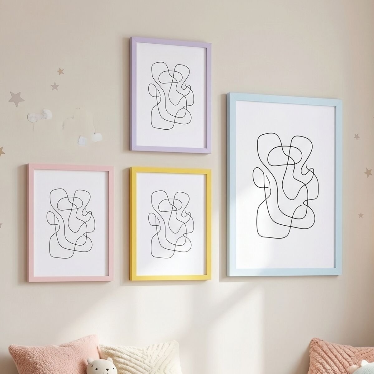 Ruby kehys 50x70 cm keltainen