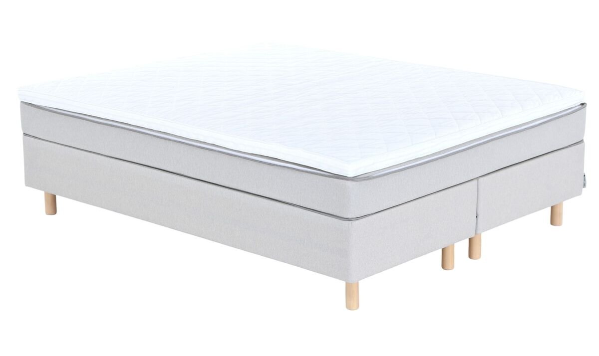 Unia Arki jenkkisänky 140x200 cm basic pp, lv koivu jalat, beige Altea