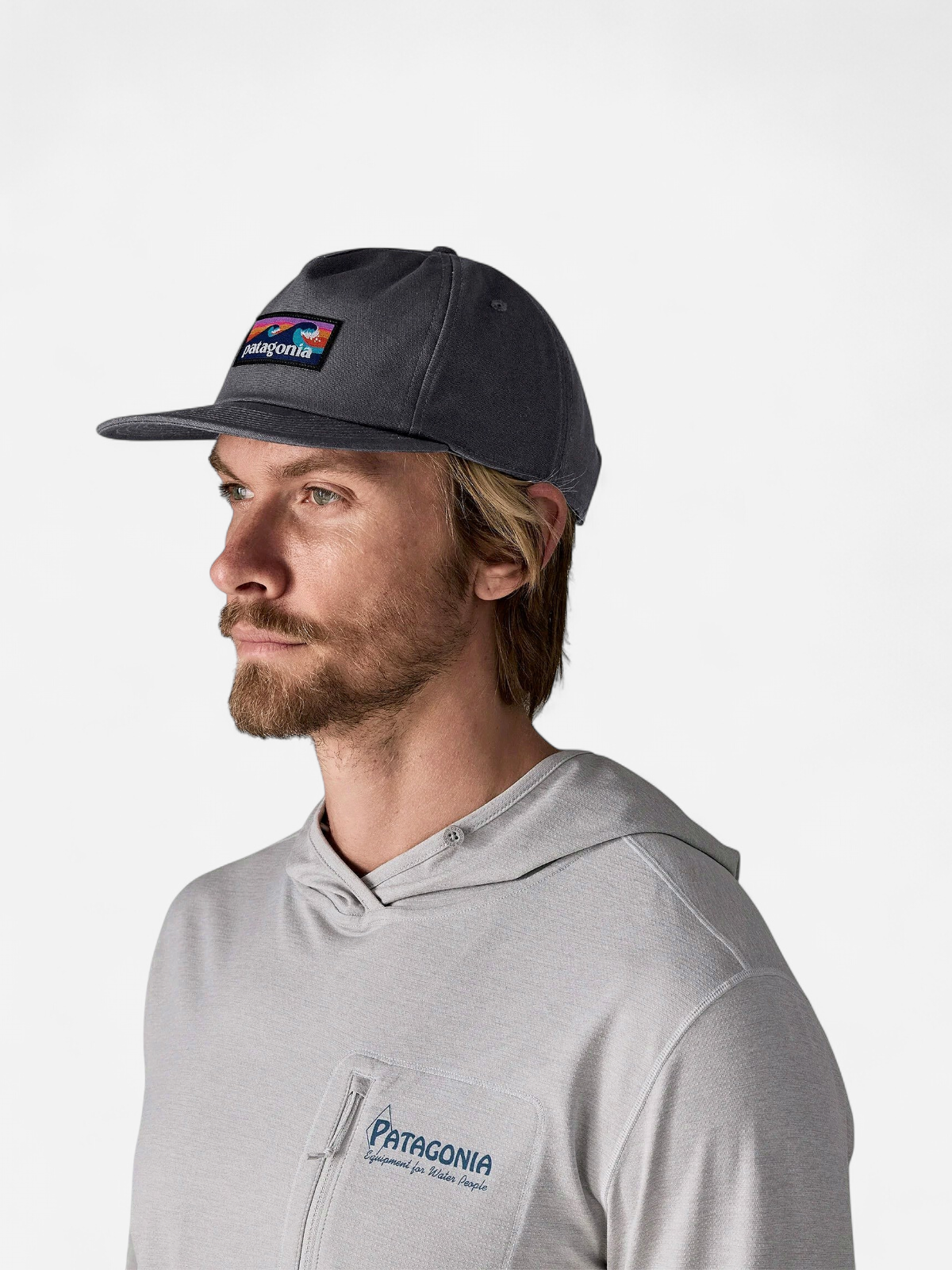 Patagonia miesten lippis Boardshort Label Funfarer Cap, musta