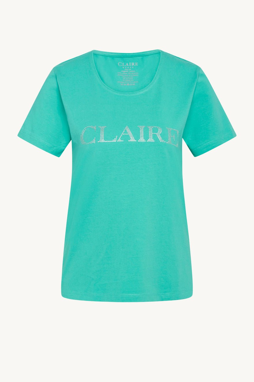 Claire, Naisten T-Paita, Allison Logo T-Paita Mintunvihreä