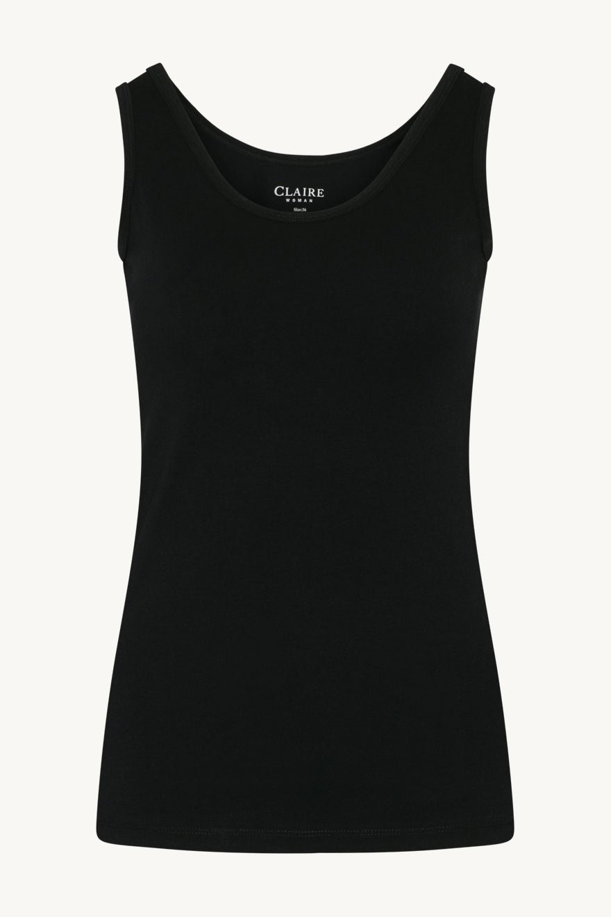 Claire Naisten Toppi CLAIRE TANK TOP Musta