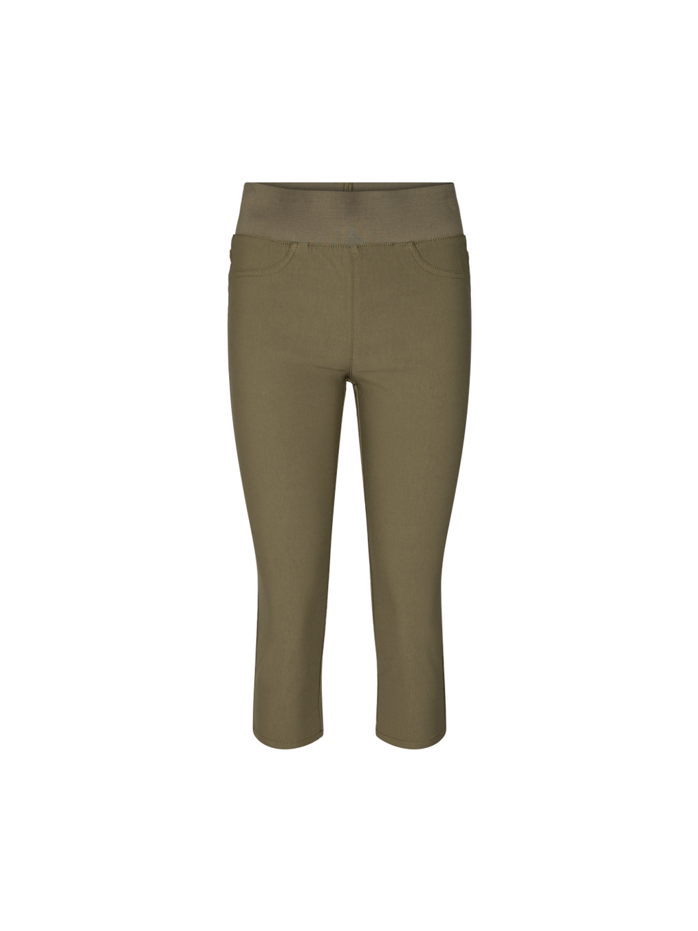 Freequent Naisten Housut, Shantal Capri Power Khaki