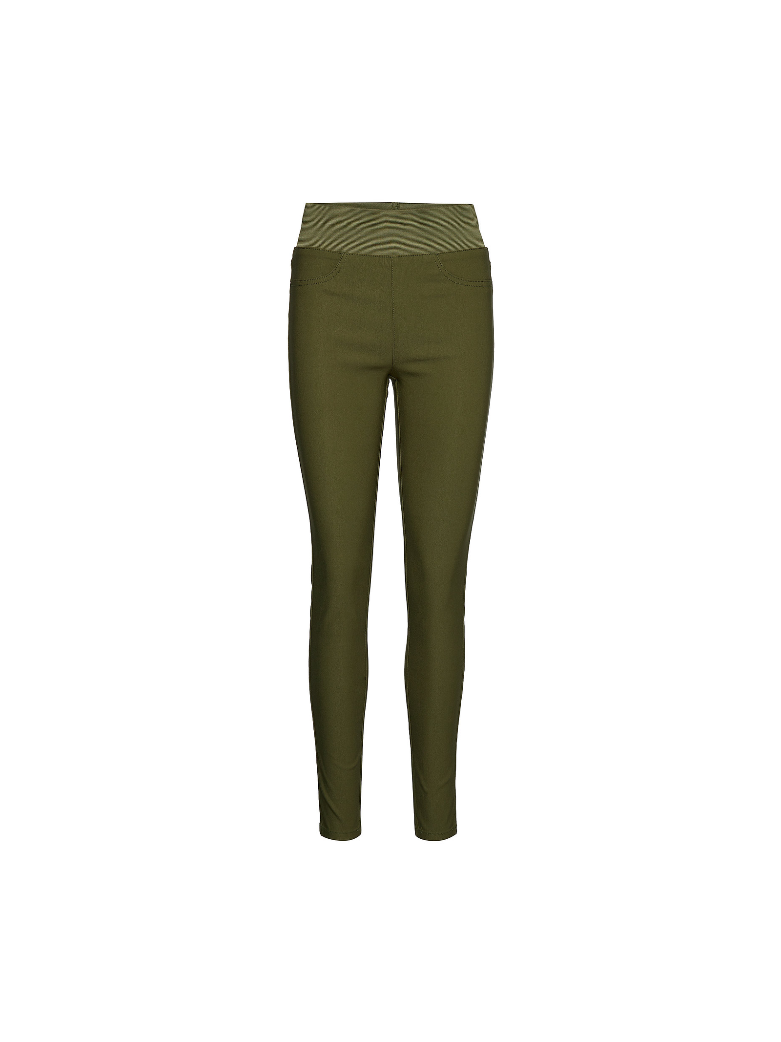 Freequent Naisten Housut, Shantal Power Pants Khaki