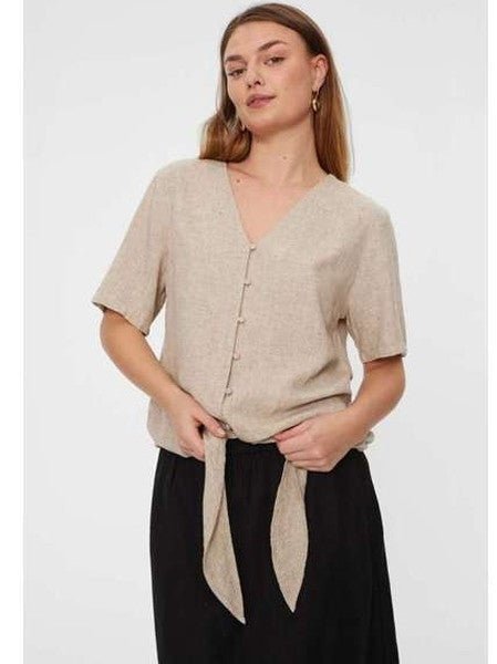 Freequent naisten pusero, LAVA BLOUSE Hiekka