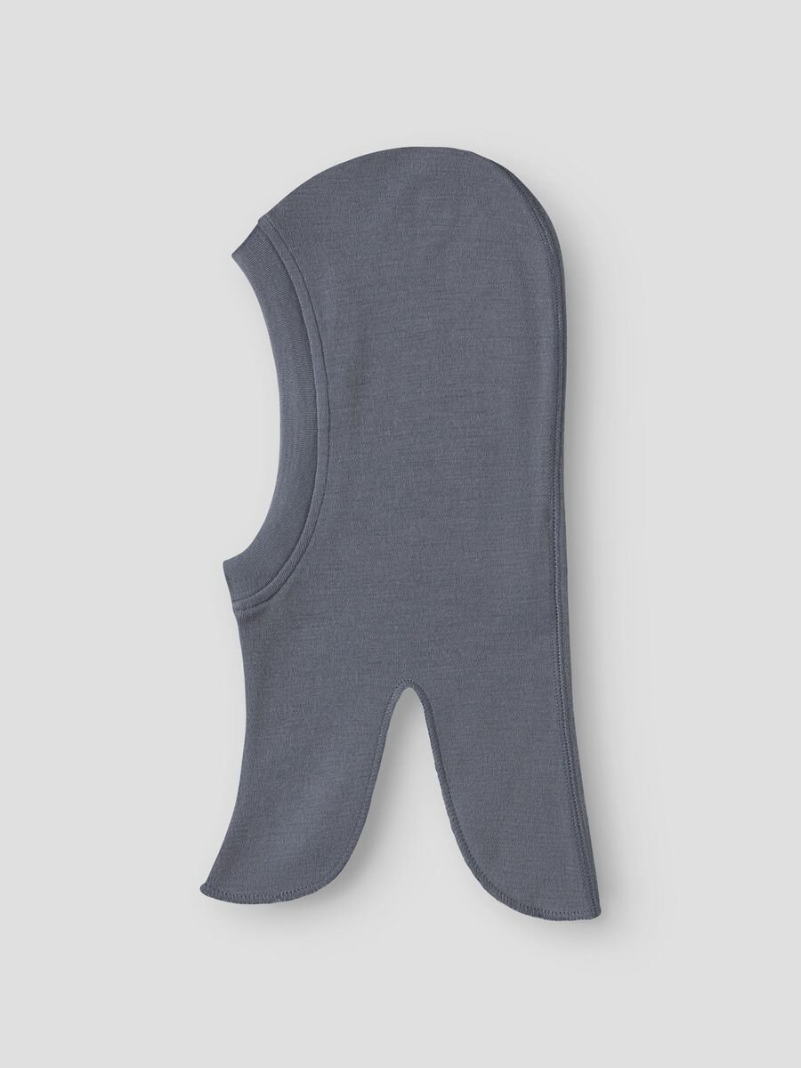 Name It lasten kypärämyssy, NMNWILLIT WOOL BALACLAVA NOOS Tummanharmaa
