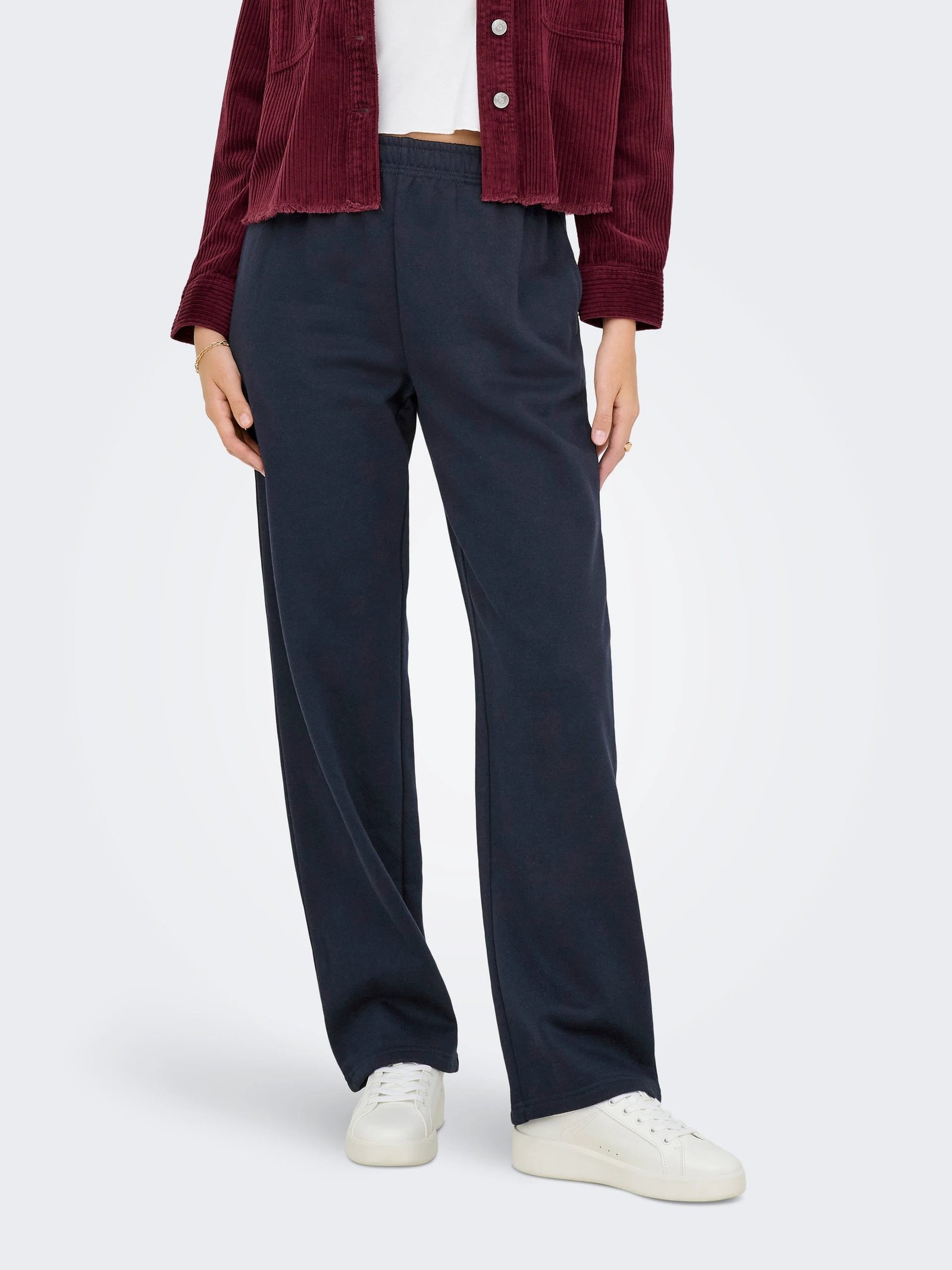 Only Naisten Collegehousut, Onldaze Straight Pants Noos Tummansininen