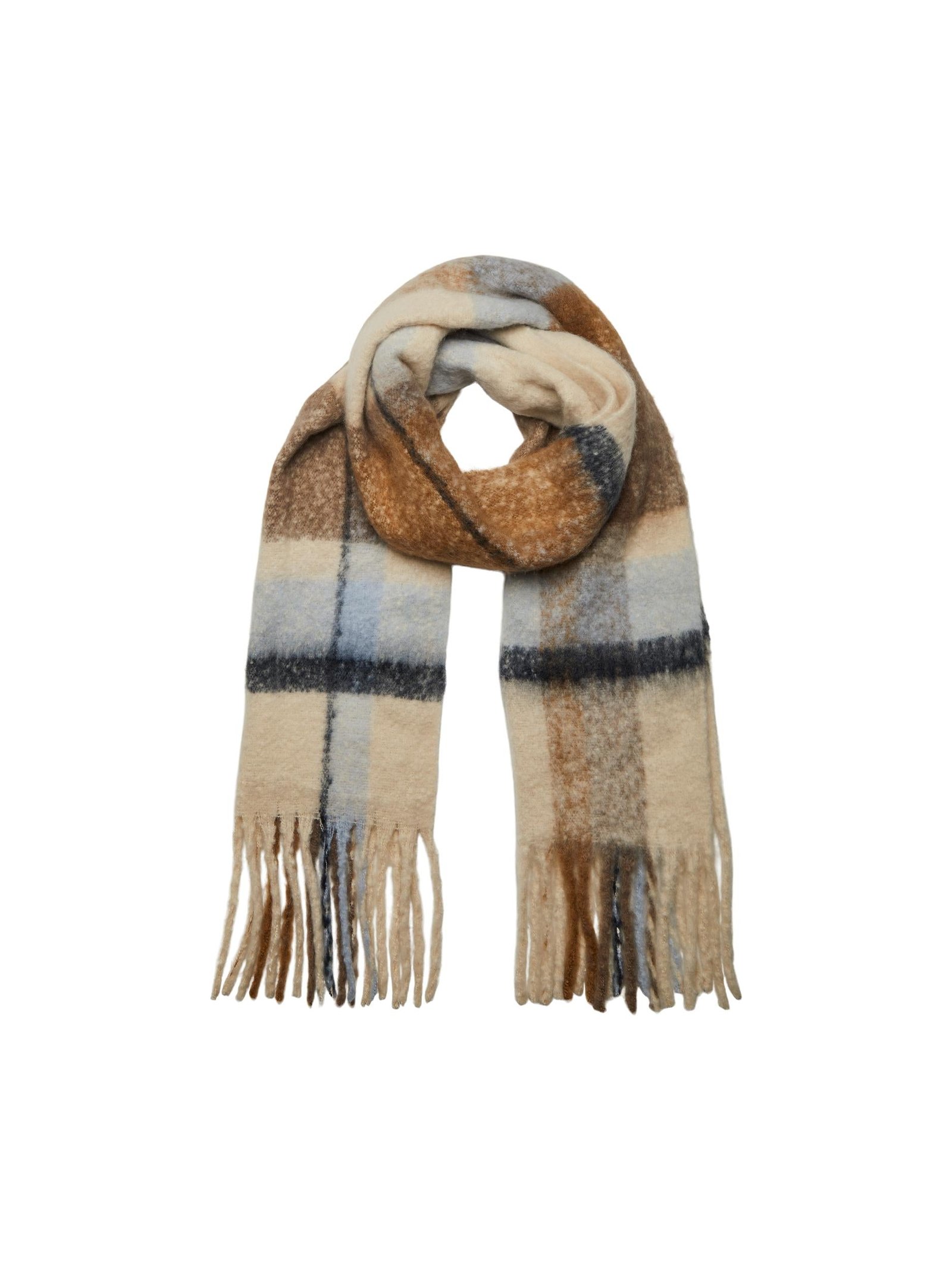Pieces Kaulaliina Bea Long Scarf Noos  Beige Kuosi