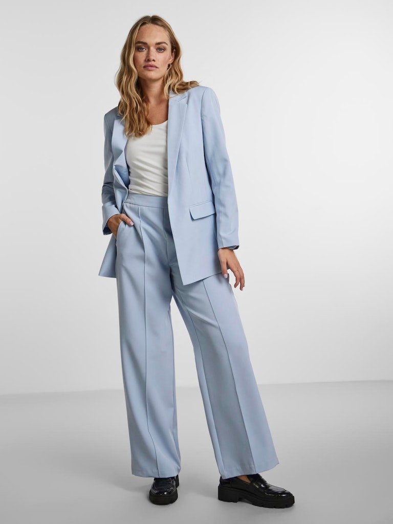Pieces naisten bleiseri PCBOZZY LS Loose Blazer, vaaleansininen