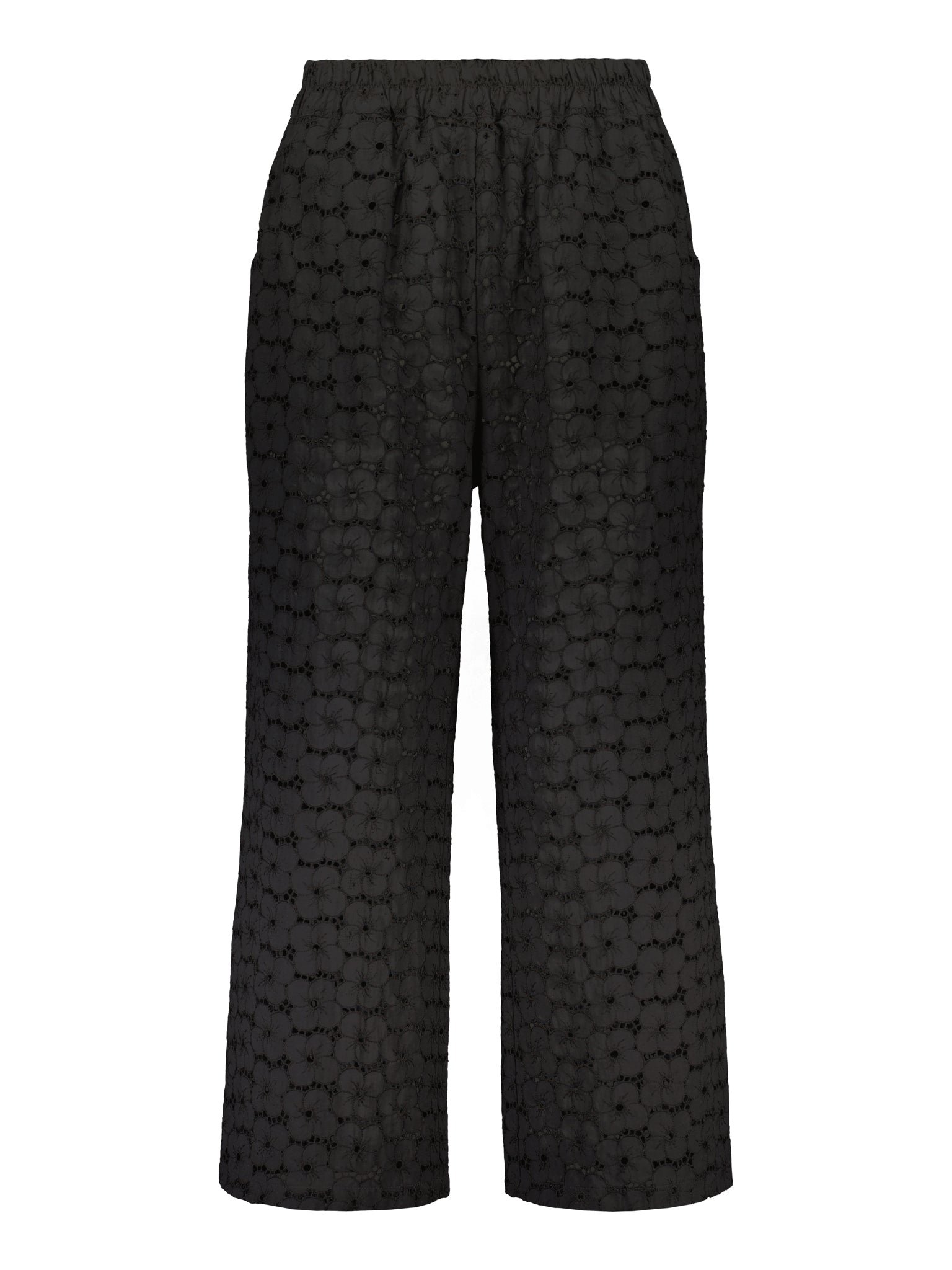 Uhana naisten suorat housut Air Pants, musta