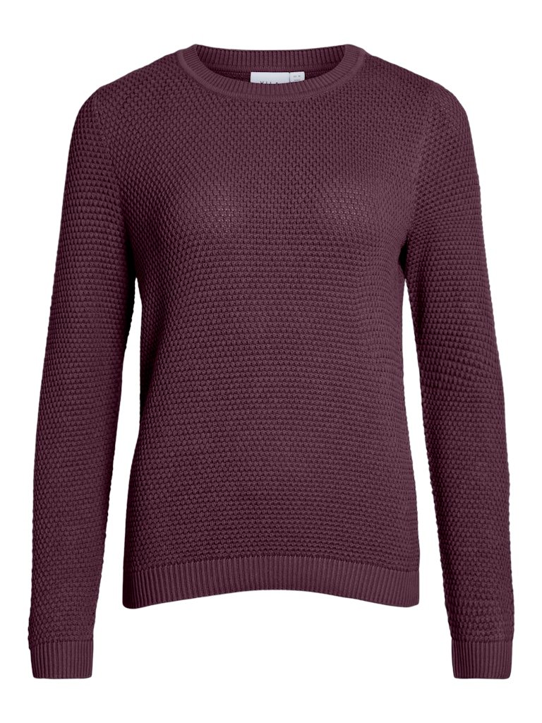 Vila neule, VIDALO O-NECK L/S KNIT TOP Fig