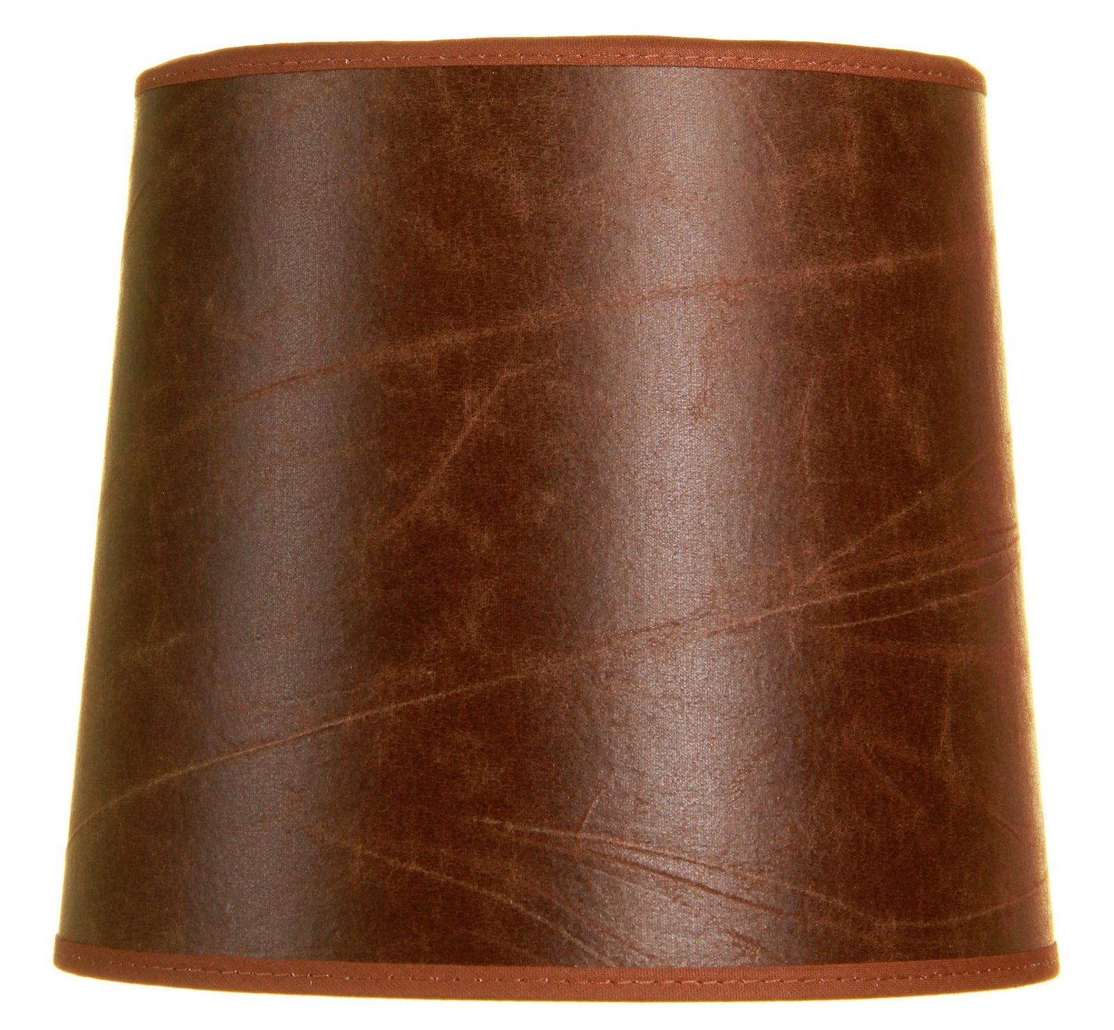 Ruskea lampunvarjostin Leather-20