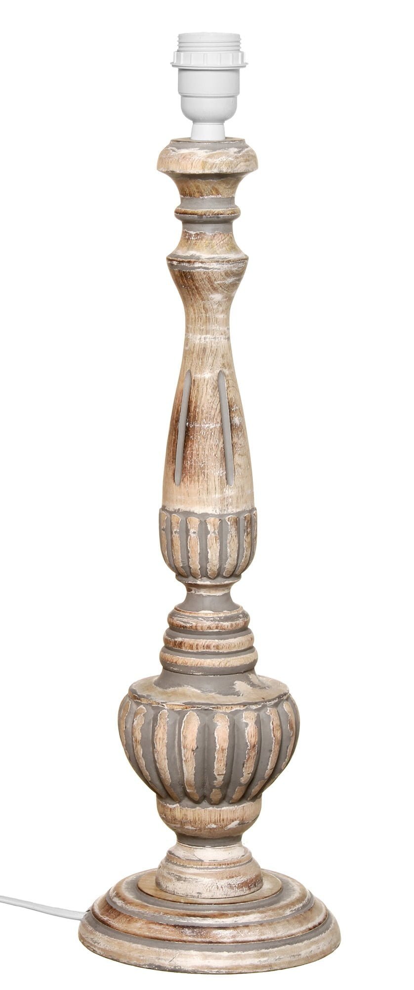 Puinen lampunjalka West Point, beige