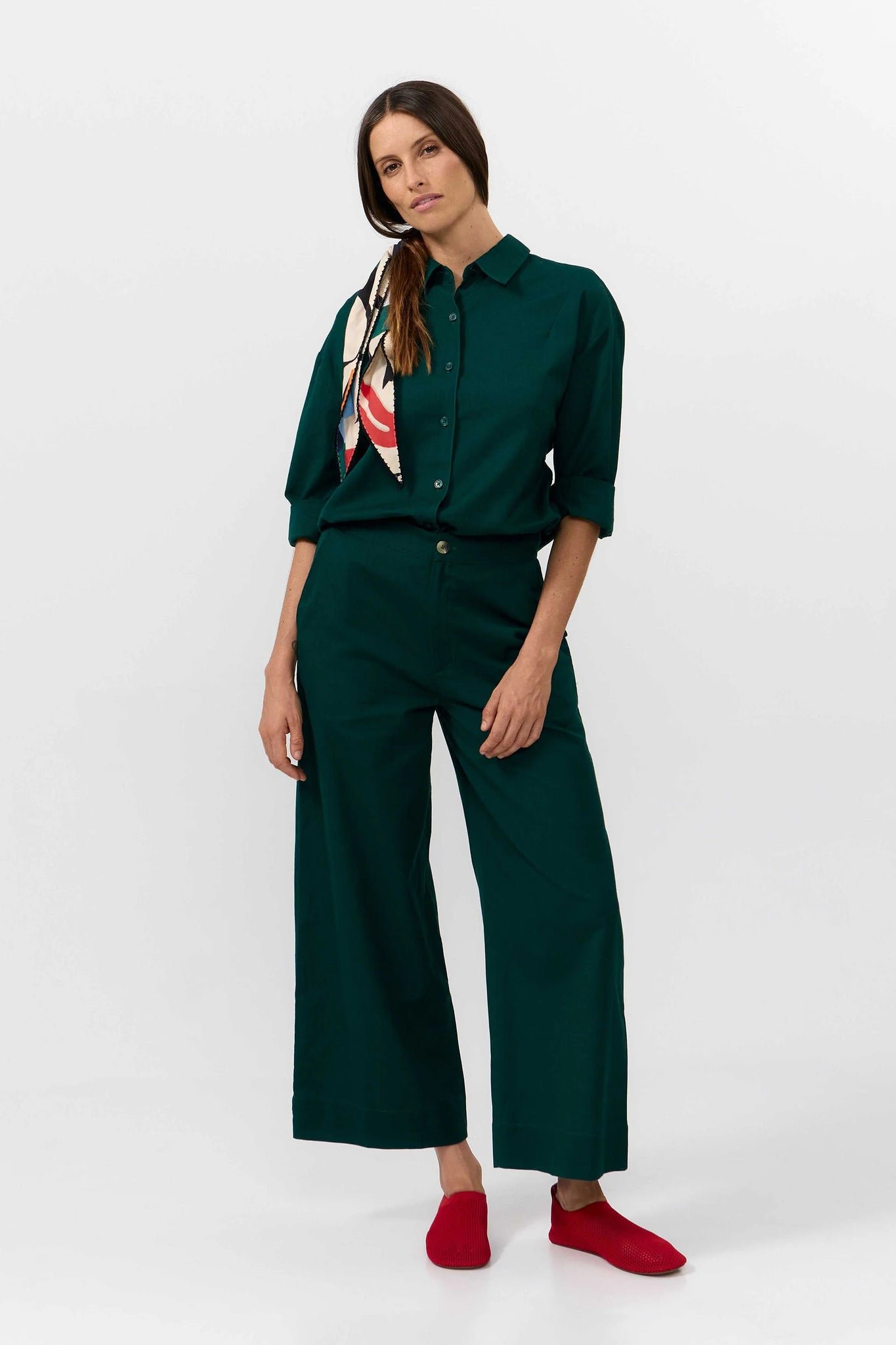 Ulla Pants Deep Green