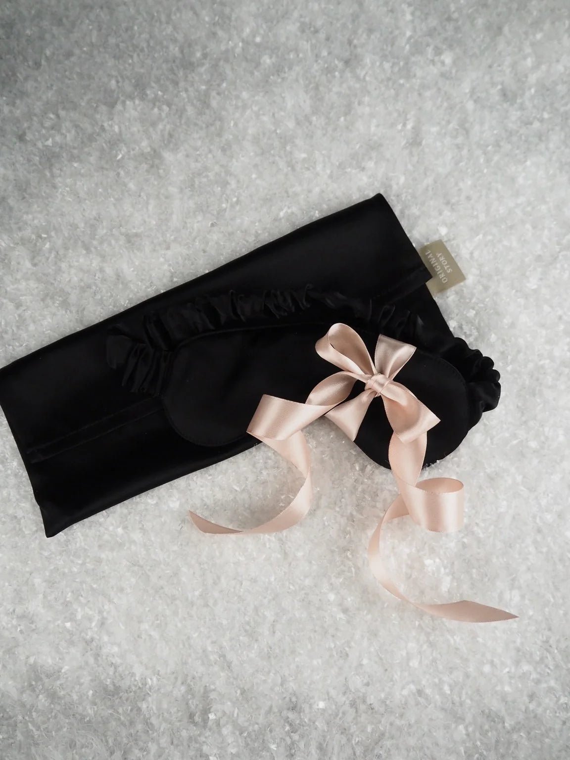 Satin Sleep Mask Black