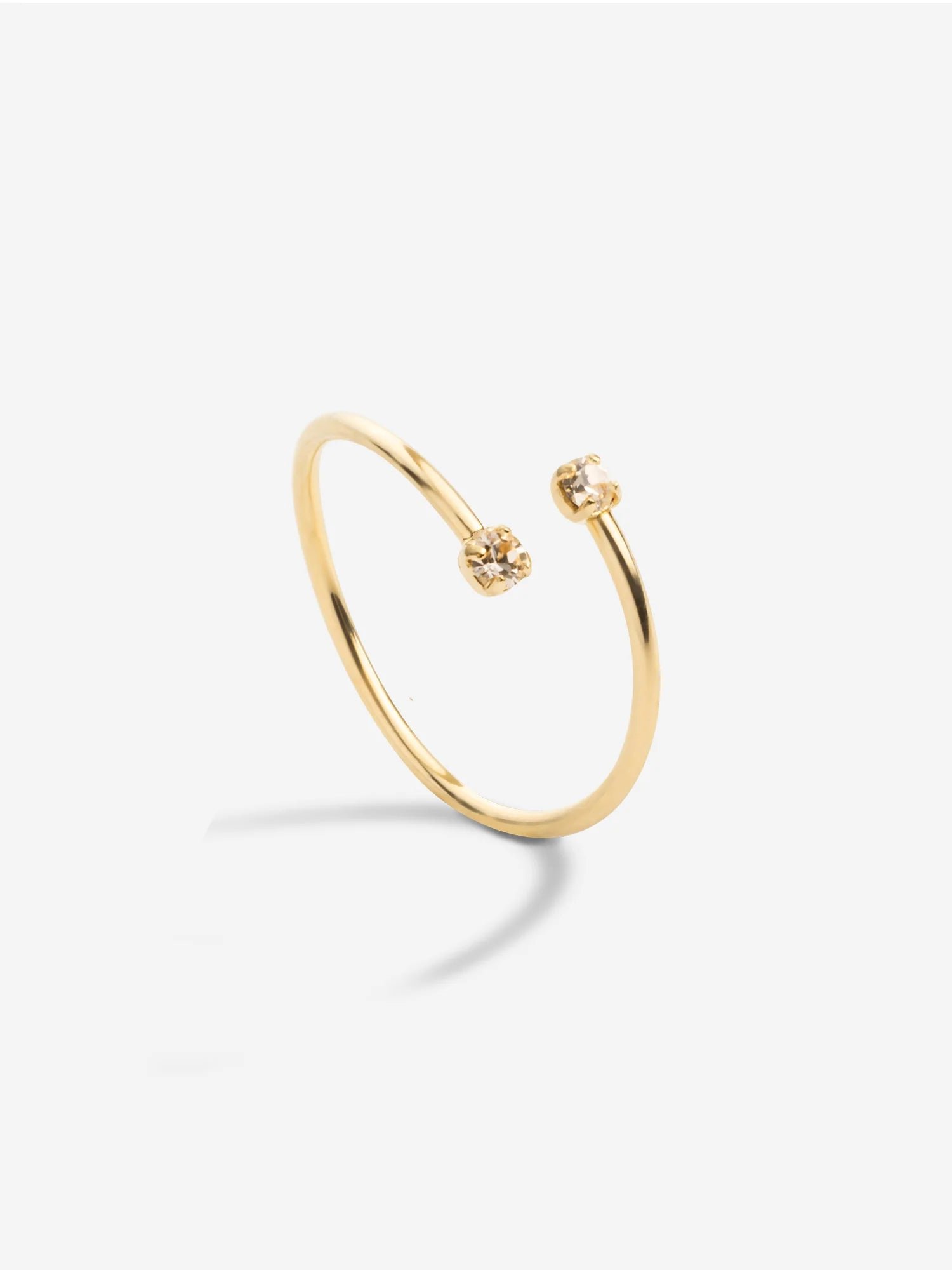 Tom Adjustable Ring Champagne