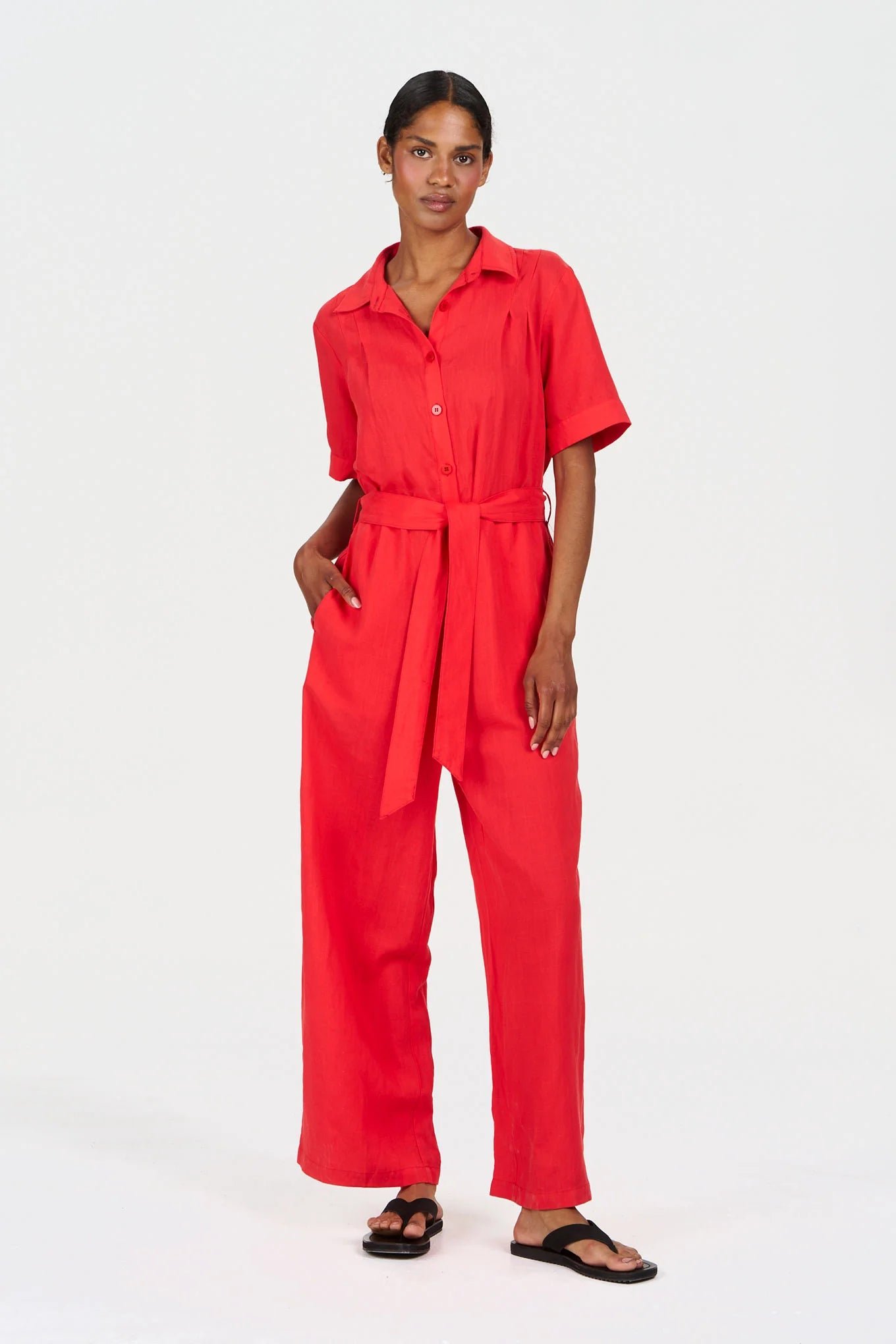 Amarie Jumpsuit Coral Pink