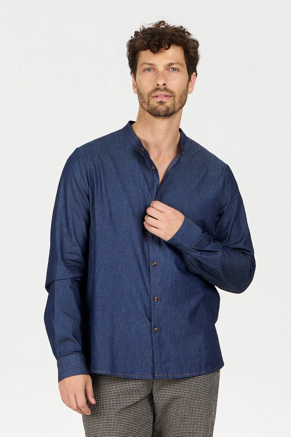 Robbie Chambray Shirt Blue