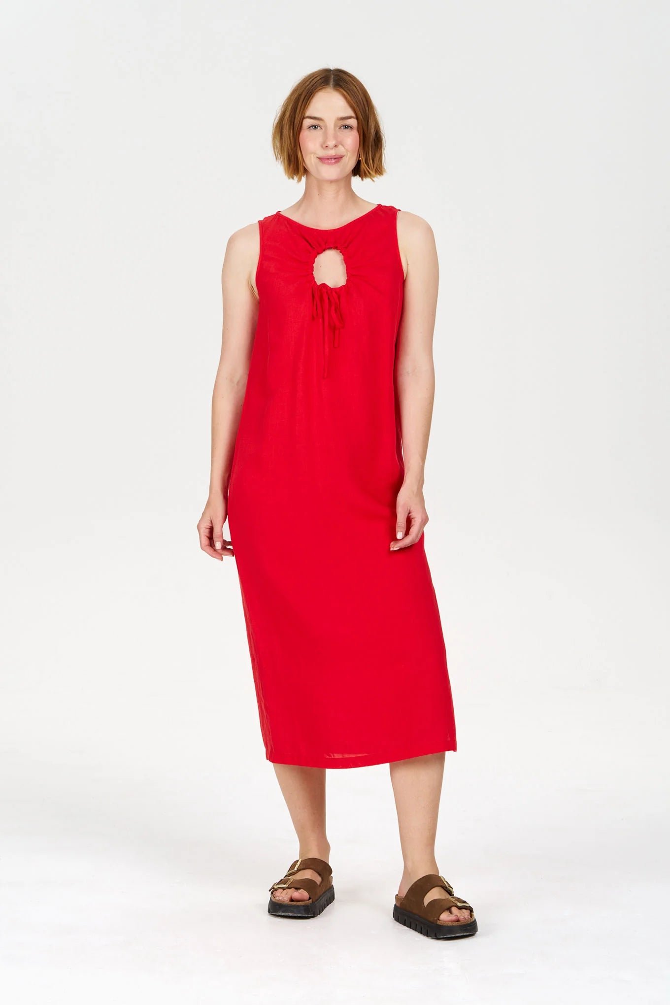 Shanti Dress Coral Pink