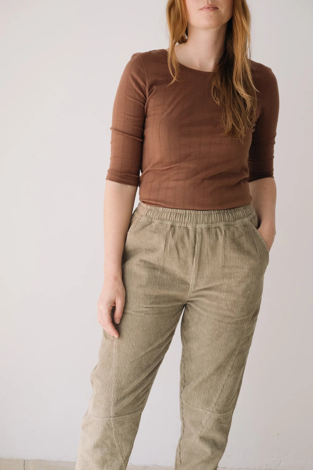 Corduroy Pants Green
