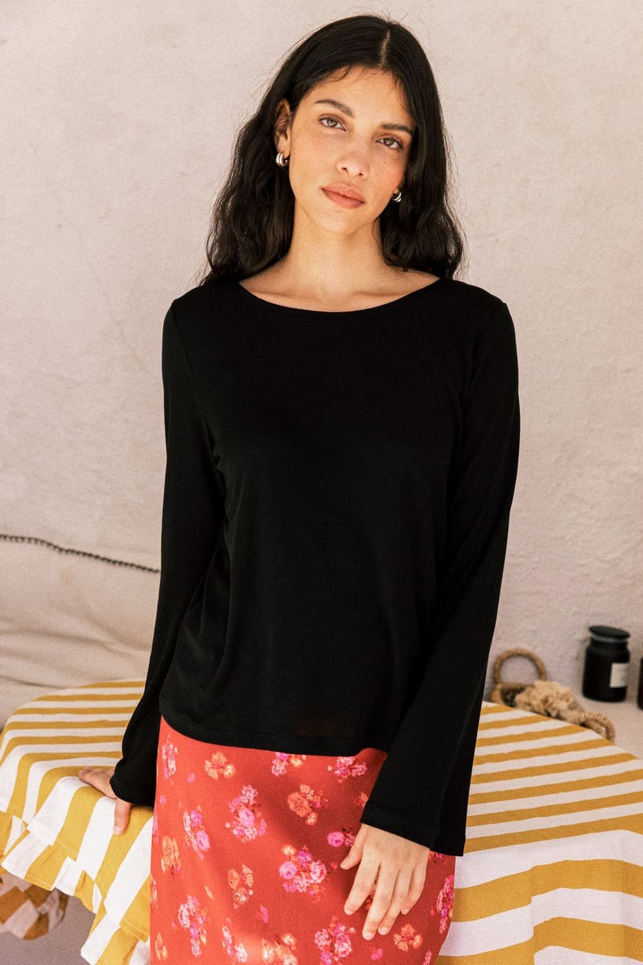 Abelia Top Black