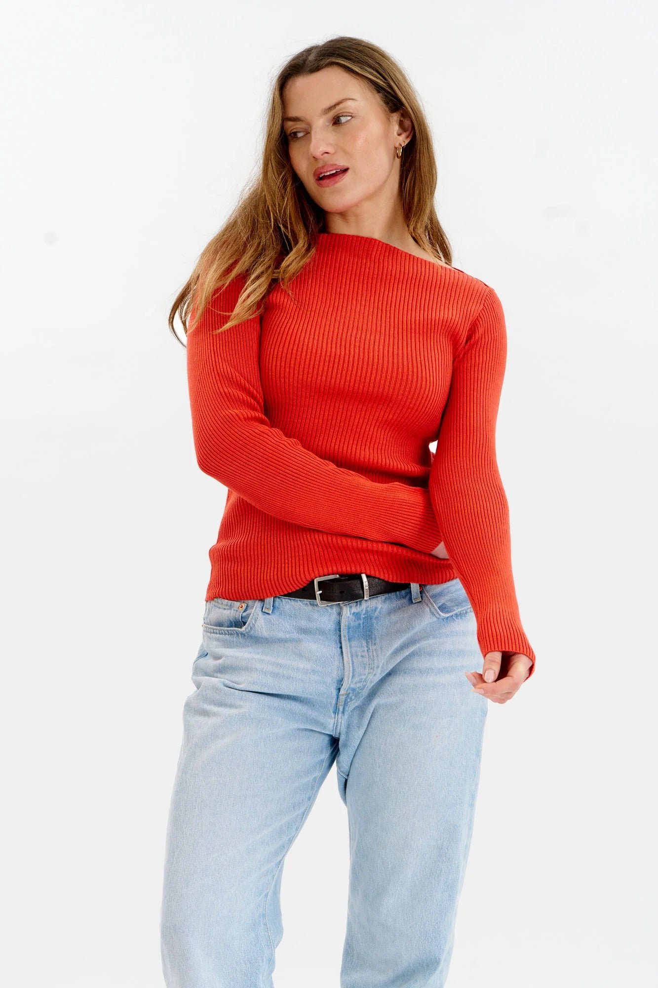 Wasabi Rib Top Red