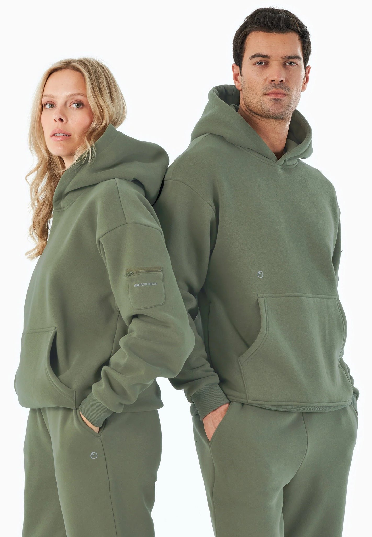 Harvinn Hoodie Olive Green