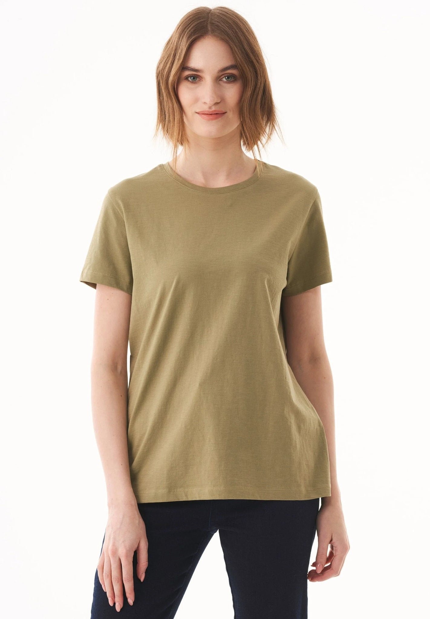 Basic Tee Military Olive Green
