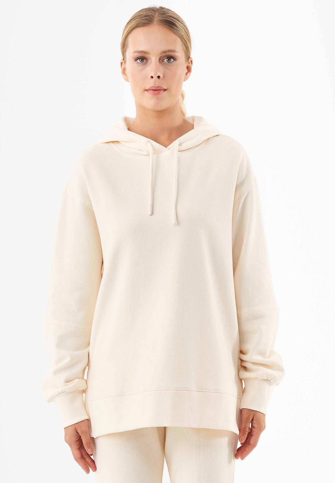 Balloon Sleeve Hoodie Off-White