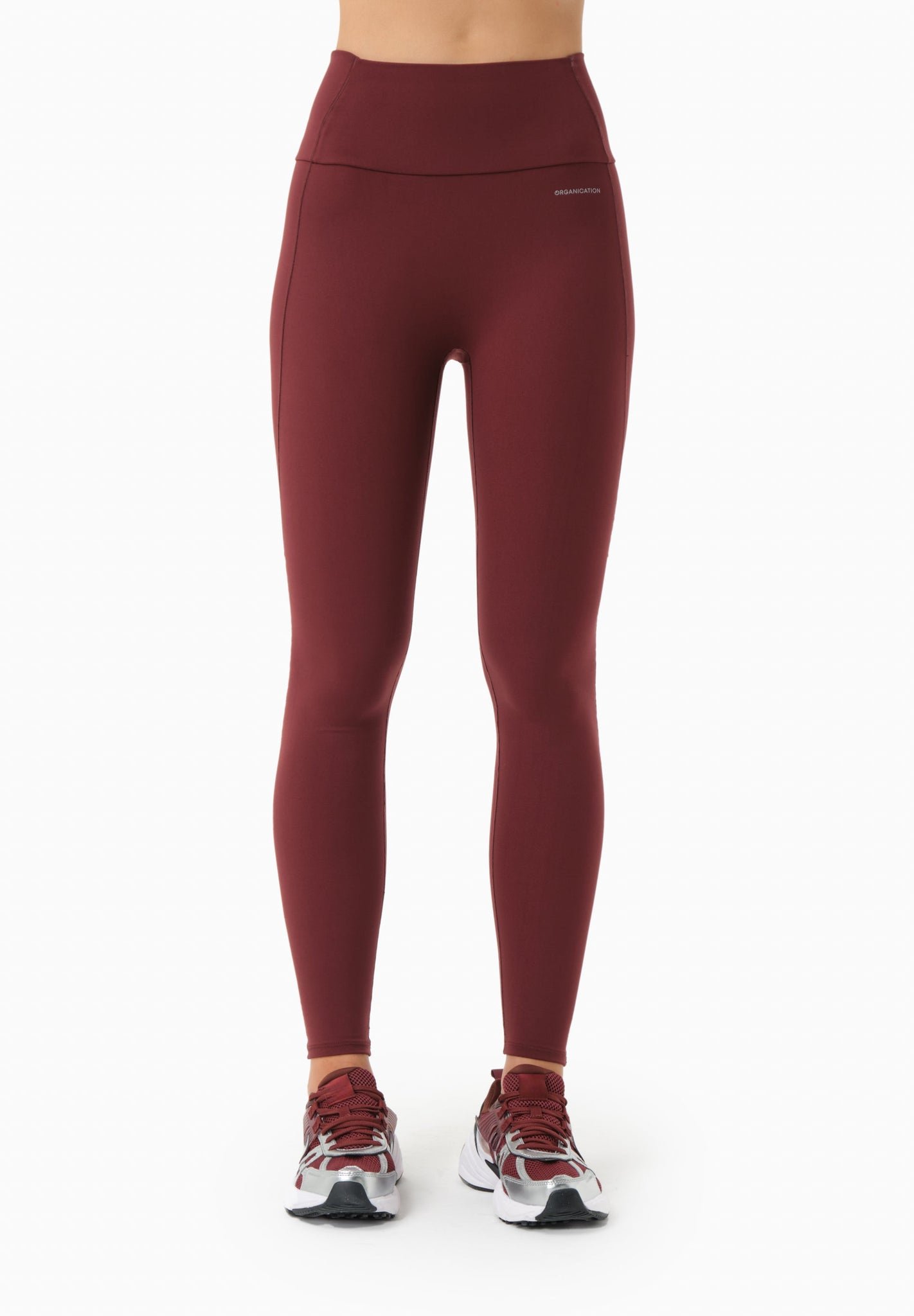LINNDA High Waist Leggings Bordeaux