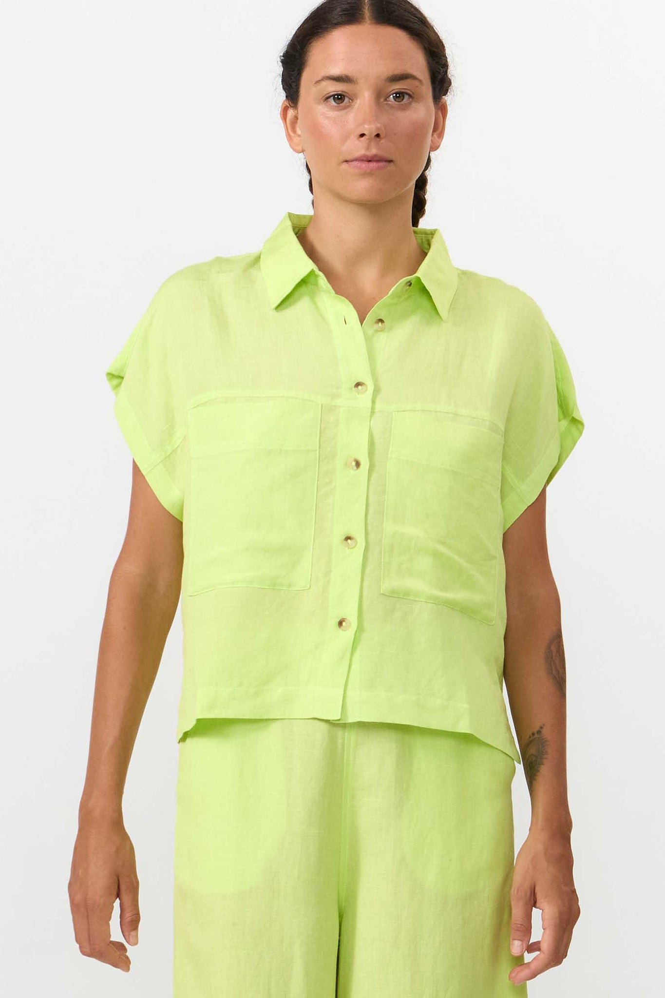 Amur Shirt Apple Green