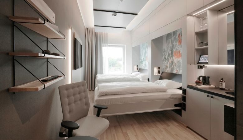Suomen paras hotelli VALO Hotel & Work Helsinki - Hotelliyö ja hirsisauna -20%