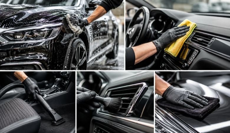 Auton pesu, sisäpuhdistus ja valinnainen vahaus/pinnoite | -60 % | Tampere - Auton