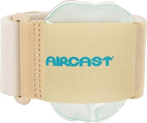 Aircast 05A-B Pneumatic Armband epikondyliittituki, yksi koko, musta Musta