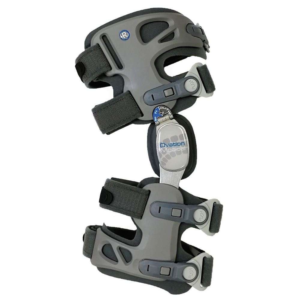 Ovation Game Changer OA knee brace polvituki nivelrikkoon, vasen Vasen