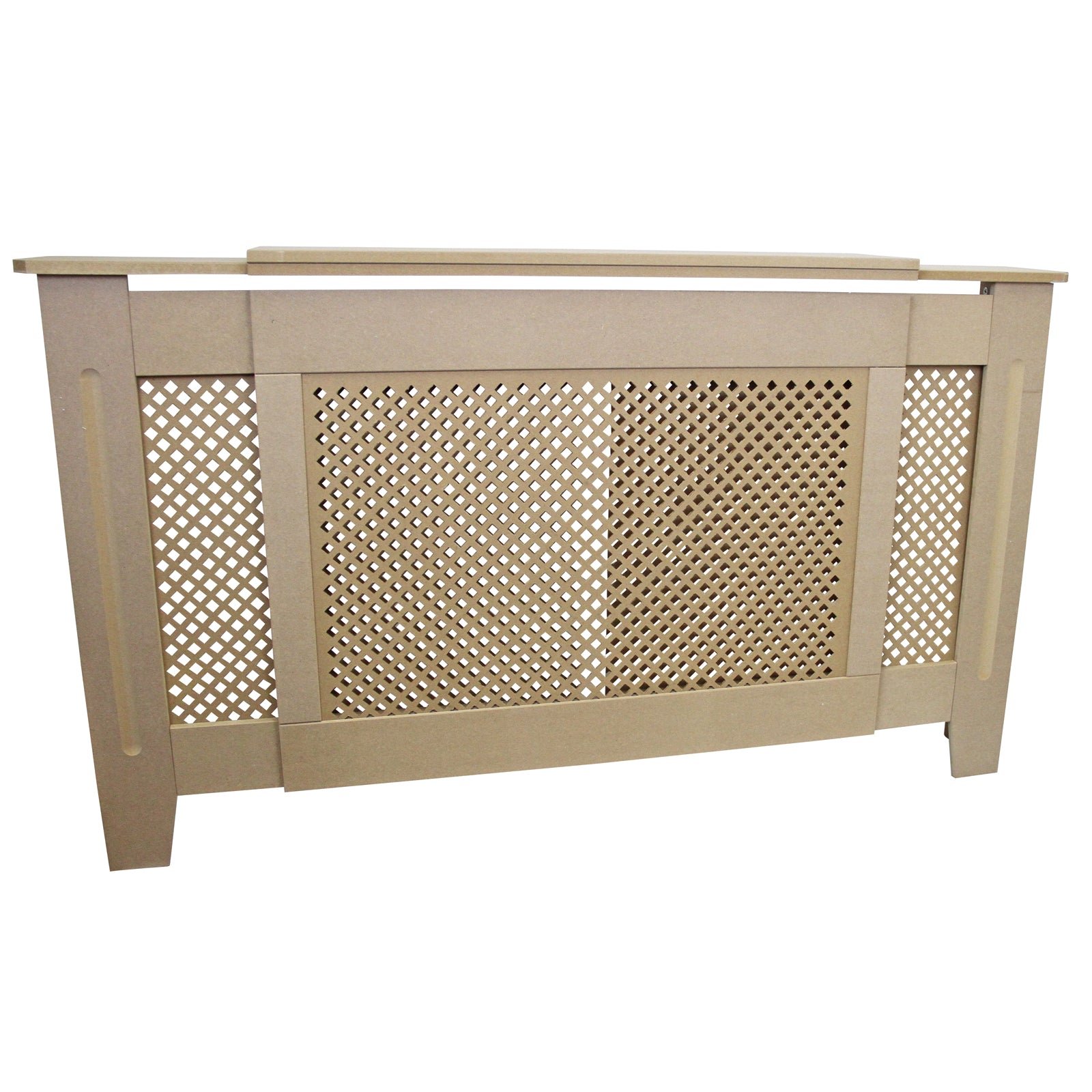 Säädettävä patterin suojus MDF viimeistelemätön 1400mm - 1920mm