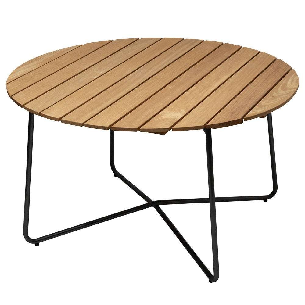Grythyttan Stålmöbler, 9A Pöytä 120 cm Öljytty tammi/musta runko