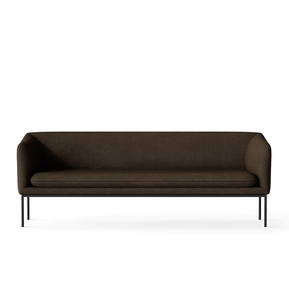 Ferm Living, Sohva 3-Hengen Turn Hallingdal Dark Brown