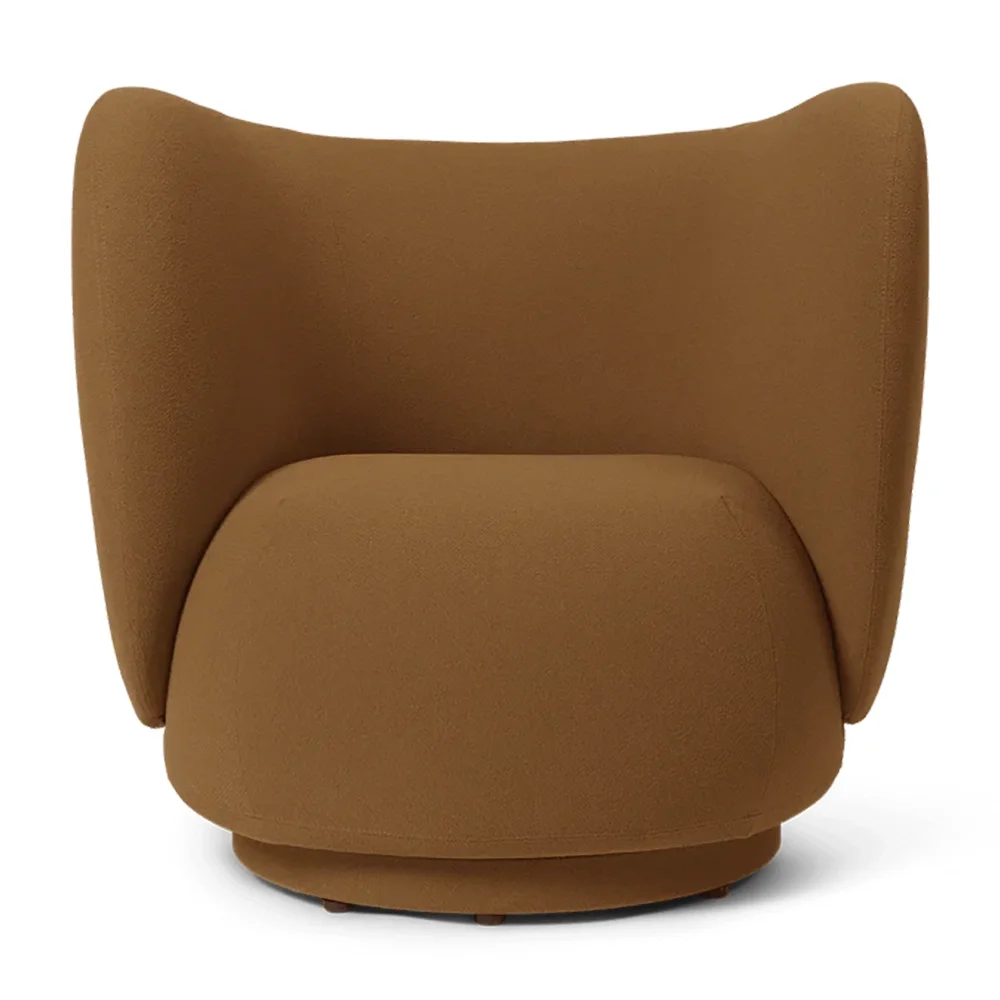 Ferm Living, Rico Lounge nojatuoli Grain - Caramel