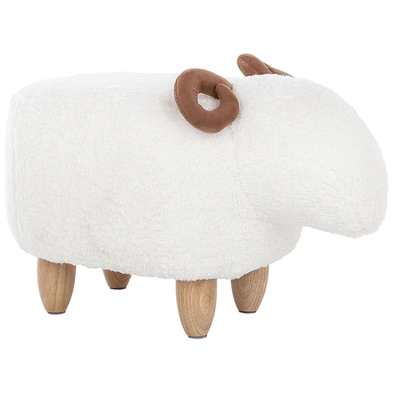 Eläinjakkara LAMB kangas Valkoinen