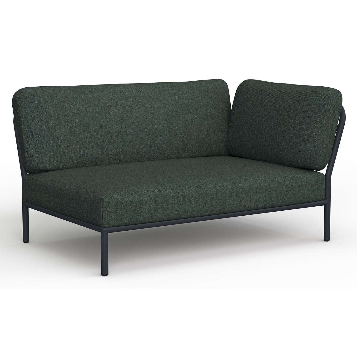 Houe, Level lounge sofa alpine heritage right corner alumiini