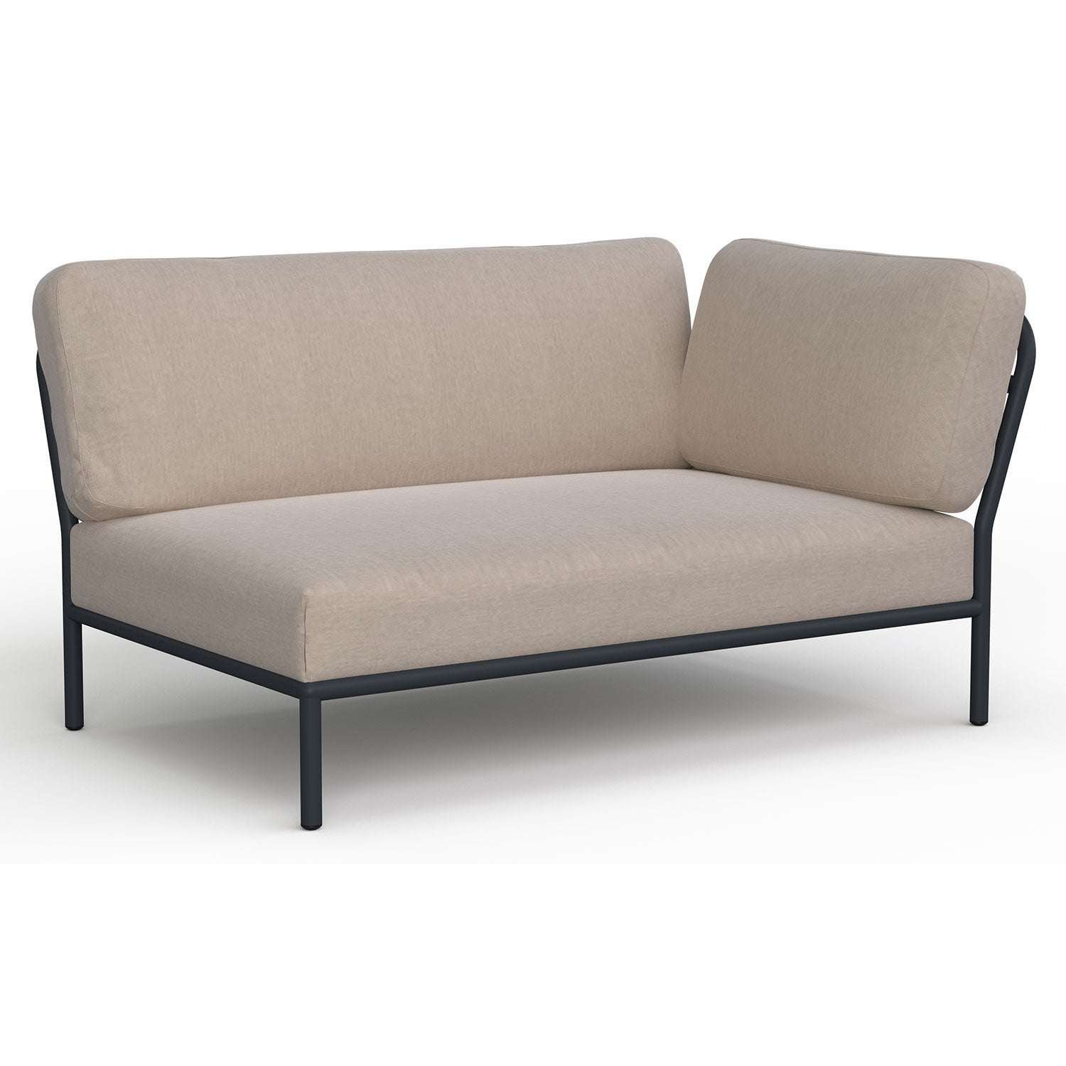 Houe, Level lounge sofa ash heritage right corner alumiini