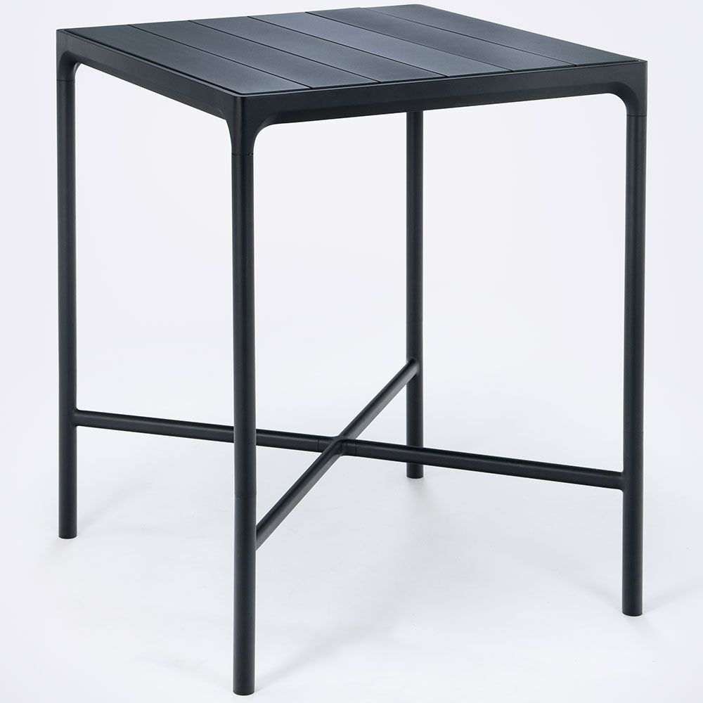 Houe, Four barbord 90x90 cm musta alumiini
