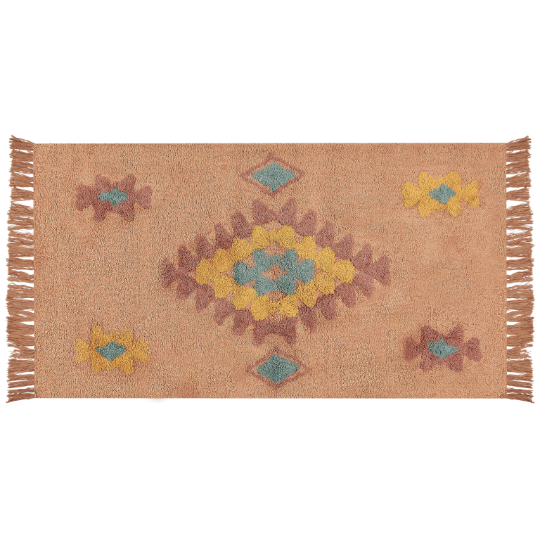 Matto IGDIR Oranssi 80 x 150 cm puuvilla