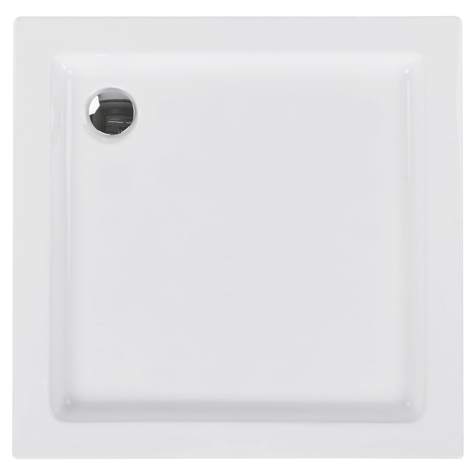 Suihkuallas AMPAY 80 x 80 x 5 cm Valkoinen
