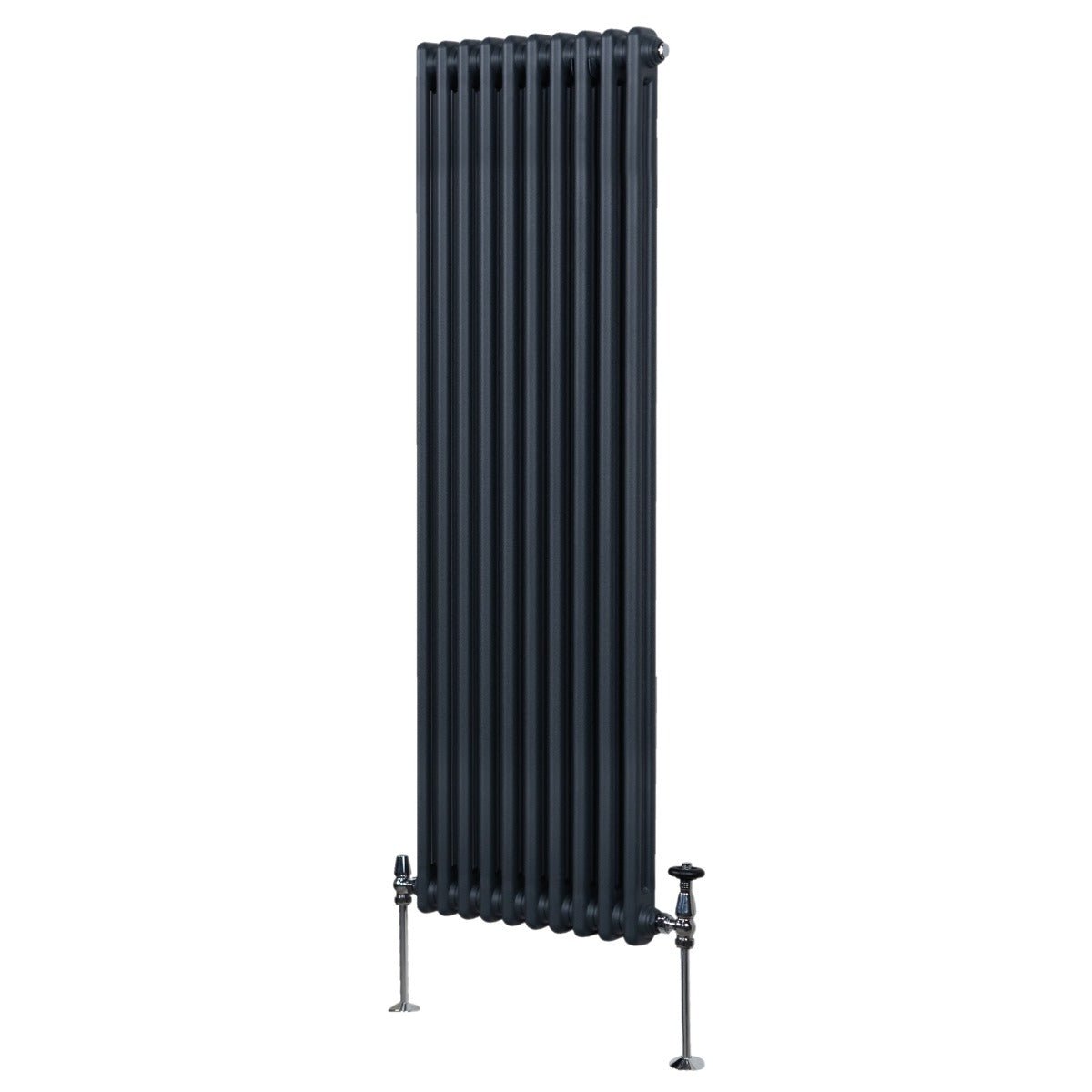 Perinteinen 2-pylväinen patteri - 1800 x 472 mm - antrasiitinharmaa