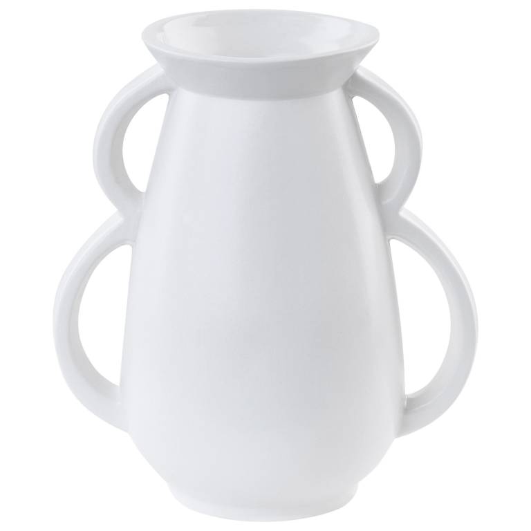 Kukkamaljakko KOROPI keramiikka 19 cm Valkoinen