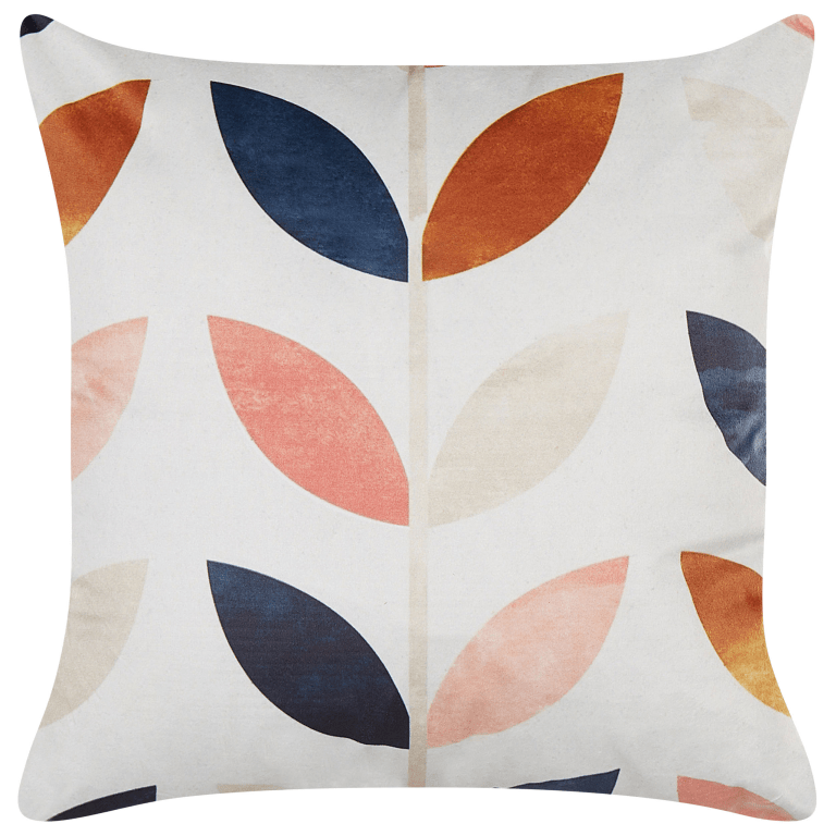 Koristetyyny QUINOA sametti 45 x 45 cm Monivärinen Kasvikuvio